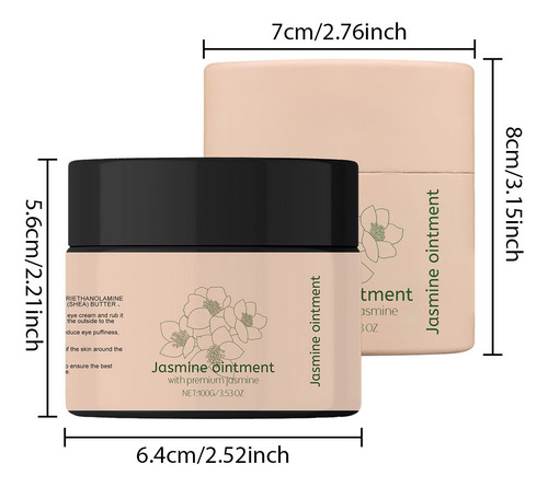 Pomada De Jasmim Para Olhos 100 Ml Com Olheiras Creme Para O