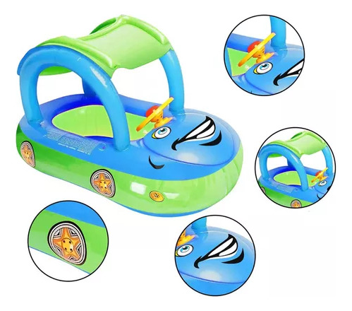 Asiento De Piscina De Juguete Flotante Inflable Para Bebés