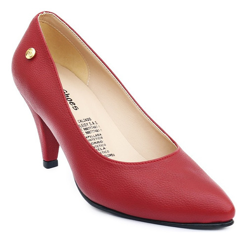 Priceshoes Ejecutivos Tacon Mujeres 542675rojo