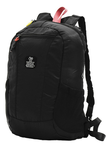 Bolsa Plegable Unisex Cloe Grande Color Negro