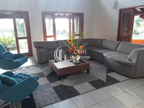 Imagem 2 de 30 de Magnífica Chácara De Alto Padrão Com Casa Em Estilo Fazenda No Residencial Vista Alegre Em Jundiaí - Sp - Ch00014 - 69783092