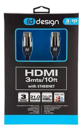 Cable Hdmi 3 Mts Design