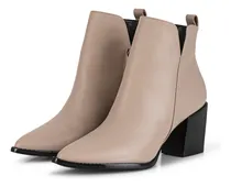 Comprar Botas De Mujer Viamo Lenka Beige Cuero