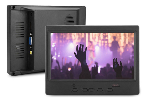 Pantalla Estéreo De 7 Pulgada Soporte Hdmi/vga/av Para Coche