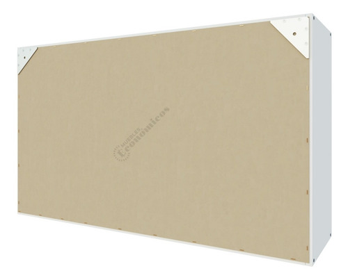 Imagen 5 de 9 de Alacena Cocina Armada 100cm 3 Puertas Estante 1 Metro 3ptas - Armario Organizador Melamina Lavadero - Muebles Económicos