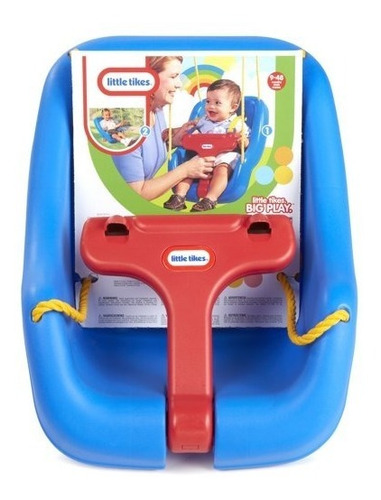 Little Tikes 2-en-1 snug'n Silla Columpio Seguro, Color Azul
