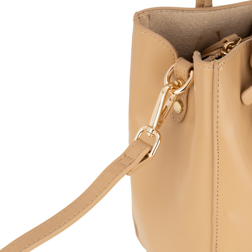 Bolsa Tote Cloe Taupali Chico Color Marrón Claro
