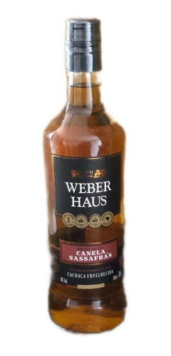 Cachaça Envelhecida Weber Haus Canela Sassafrás 700ml