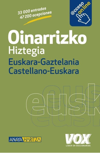 Oinarrizko Hiztegia Euskera Gaztelania  Diccionario Cast...