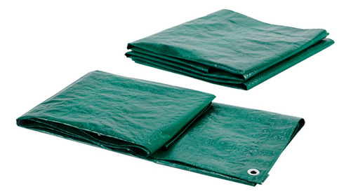 Lona Impermeable Verde C/protección Uv 6x5m 90g/m2 Goldex