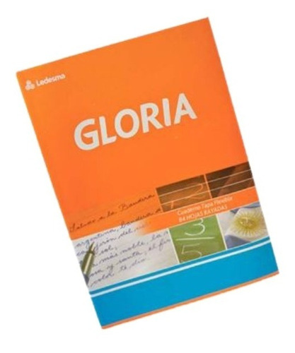 Cuaderno Gloria 16x21cm 24 Hojas Tapa Flexible Pack X5