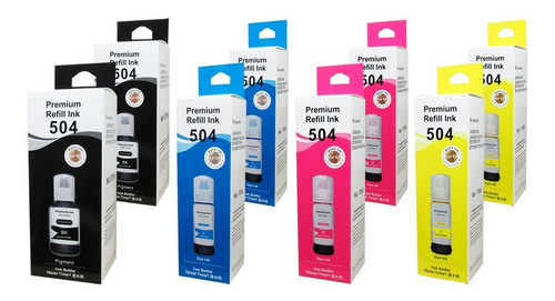 Pack Tintas 504 X2 Refill Ink Para Epson L4150/l4160/l616