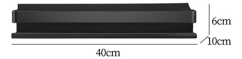 Estantes Flotantes Para Baño, Estante De Negro 40cm