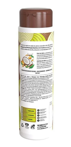 Shampoo S.o.s Tratamento Coco Cachos Salon Line 300ml