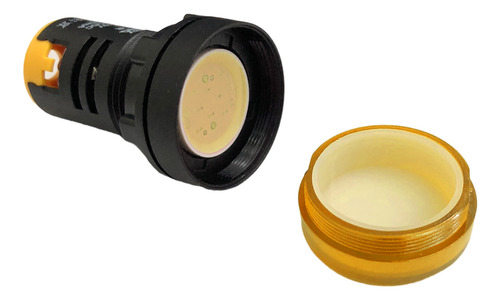 L20-ar1-y Sinaleiro Led 22mm - 110vcc/vca - Amarelo Metaltex