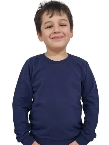 Buzo azul niño sale