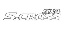 Logo Trasero Suzuki Sx4 S-cross Cromado Original 