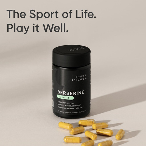 Sports Research Berberine - Herbal Ayurvedic Metabolic Healt