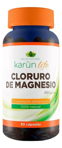 Cloruro De Magnesio 90 Cápsulas  500 Mg,  Agronewen