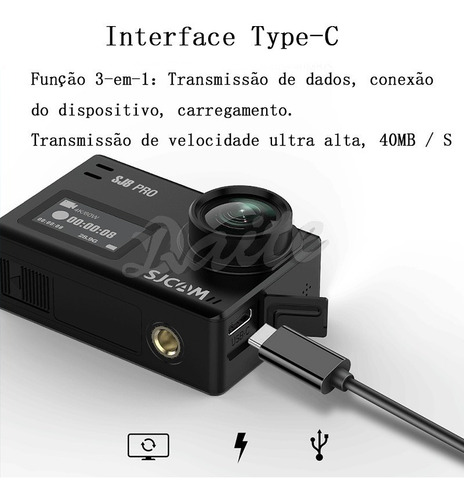 Câmera De Ação Sjcam Sj8 Pro Original 4k 60fps Wifi 12mp