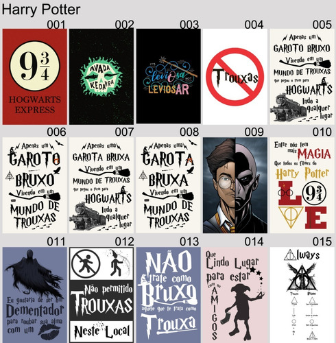 Placa Decorativa Harry Potter Higwarts Hp Plataforma Trouxa