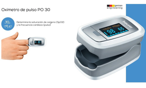 Imagen 4 de 6 de Oxímetro Pantalla Color Sp02 Frecuencia Cardíaca Po30 Beurer