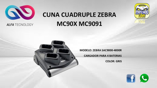 Cuna Para Baterias Zebra Mc90x Mc9091