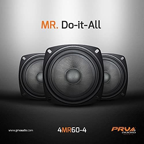 Bocina De Gama Media De 4 Pulgadas Prv Audio 4mr60-4, Progr