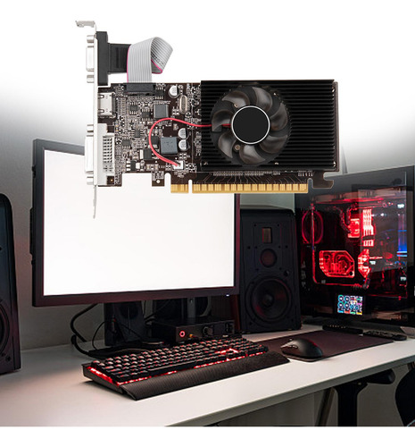 Placa Gráfica Para Jogos Placa De Vídeo 64 Bits 810 Mhz