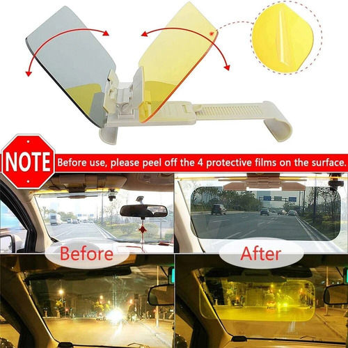 Extensor De Visera Antideslumbrante 2 En 1 Para Día Y Noche