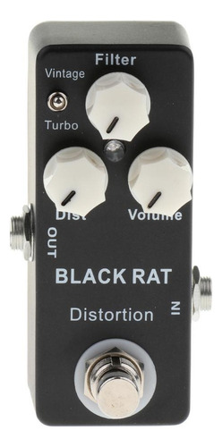 Pedal De Guitarra Negra De De Distorsión, Accesorios De