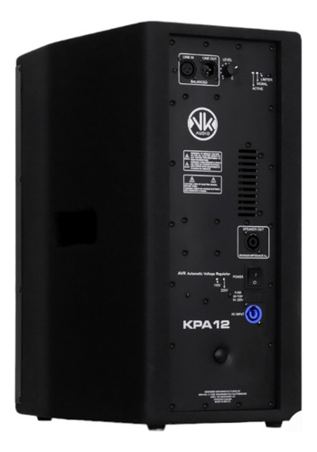 Caixa Ativa Vk Audio Kpa 12 2 V Ti 500 W Rms Bivolt 110/220v