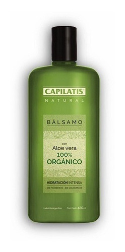 Acondicionador Capilatis Aloe Vera Orgánico 420 Ml.
