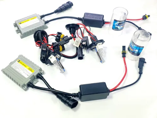 Kit De Luces Xenon 12v H4l 8000k (alta Halogena) Dc 12v 35 W