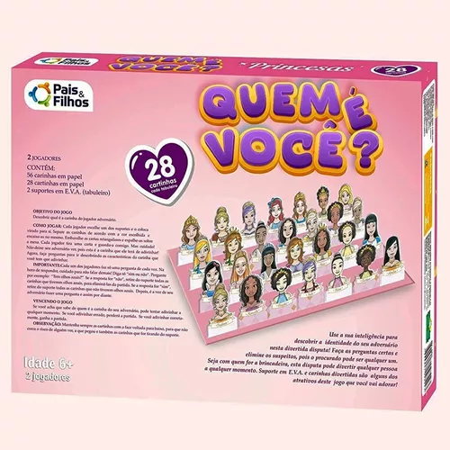 Jogo Cara A Cara Princesas Quem E Voce Meninas Adivinha Barbie