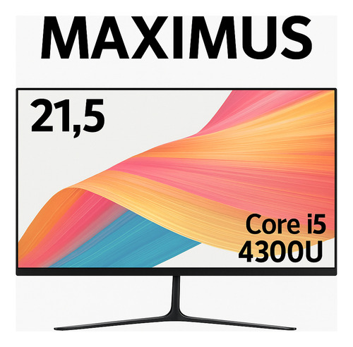 Computador All In One 21.5l I5-4300u 8g1600mhz Ssd 512gb