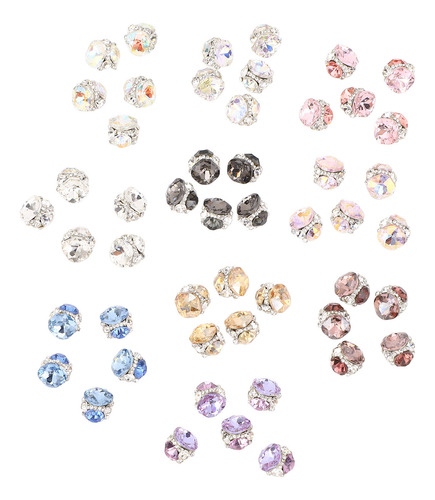 Diamantes De Imitación Para Decoración De Uñas, 50 Unidades,