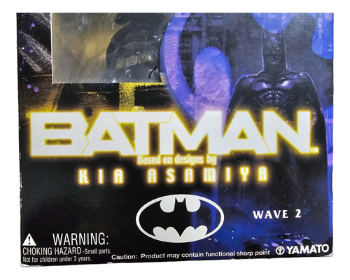 Batman Wave 2 Figura De Yamato Base Kia Asamiya Caja Abierta