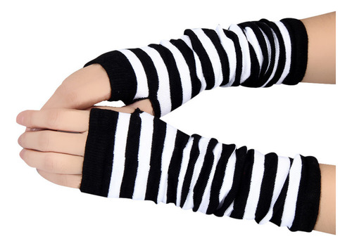 Sc Guantes Invierno Muñeca Brazo Calentador De Manos Tejido