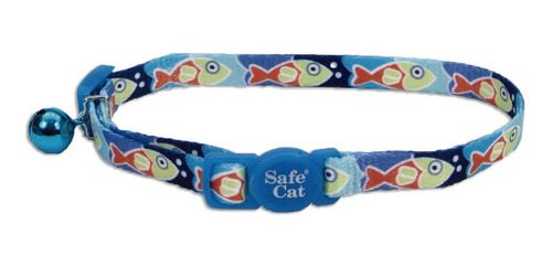 Coastal Pet Collares Para Gato Collar Fashion Peces Azul Coa