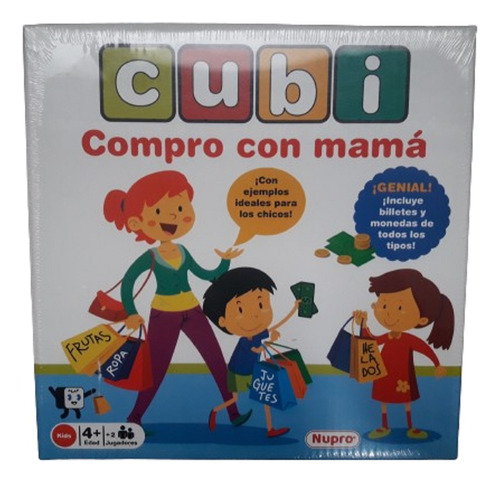 Juego De Mesa Infantil Cubi Compro Con Mama Nupro Games