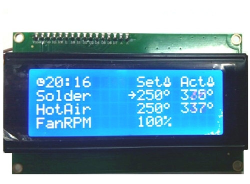 Display Lcd Pantalla 20x4 2004 Fondo Azul, Arduino, Pic, Etc