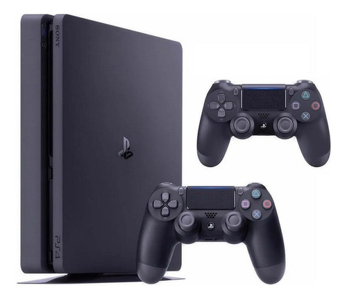 Ps4 Slim 1 Tb 2 Controles + Fc 24 Y Juegos De Regalo (Reacondicionado)