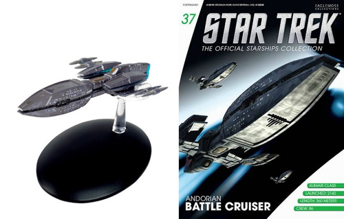 Miniatura Star Trek 37 Andorian Battle Cruiser Bonellihq L19