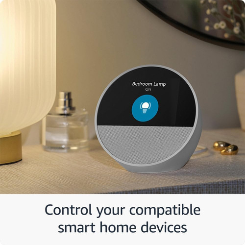 Amazon Echo Spot Bocina Inteligente 2024 Alexa Color Blanco