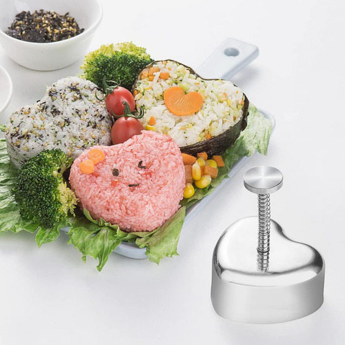 Molde De Bolas De Arroz En Forma De Corazón