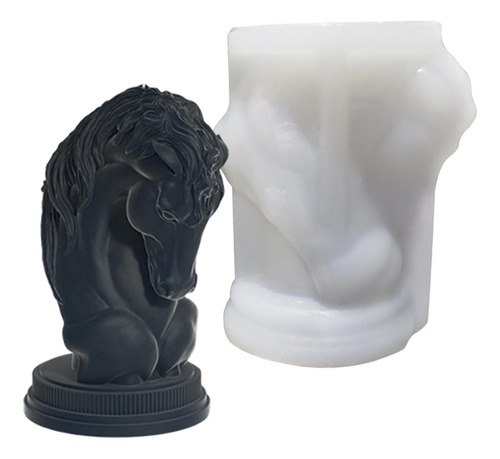 Silicona Para Velas Animales 3d Silicona Con Cabeza Caballo