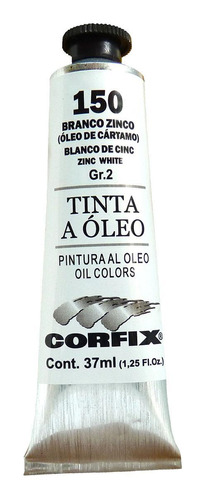 Tinta Oleo Corfix G2 150 Branco Zinco 37ml