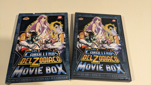 Los Caballeros Del Zodiaco Movie Box Dvd 4 Películas Towers