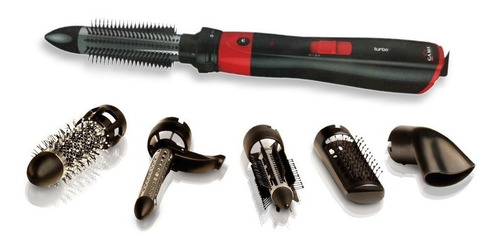 Imagen 2 de 6 de Modelador Gama De Pelo 1200w Turbo Cx + 6 Accesorios